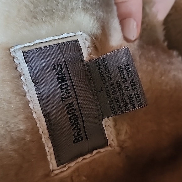 Brandon Thomas leather trench coat - Picture 3 of 4